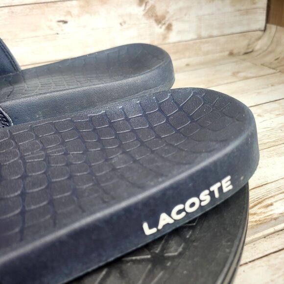 Lacoste Fraisier Men's Size 9 Blue Open Toe Sandals - Picture 6 of 11